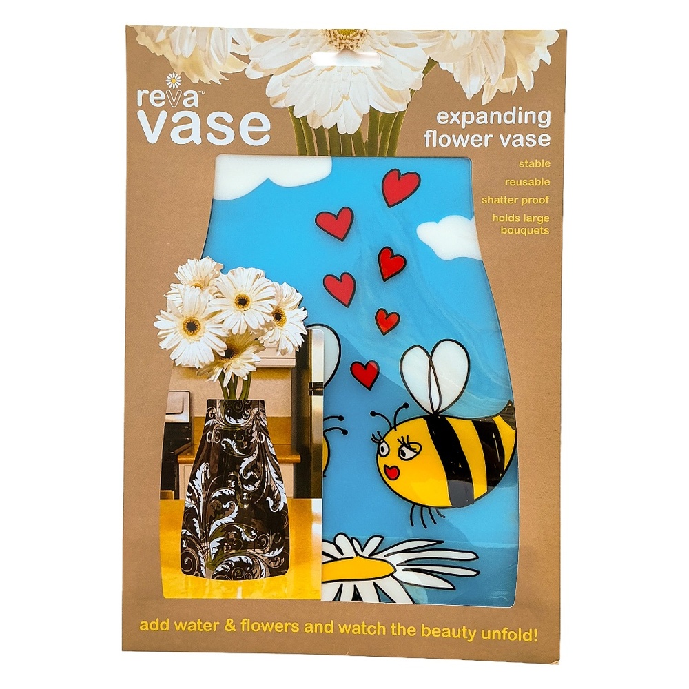Flower Vase Bees in Love NWT